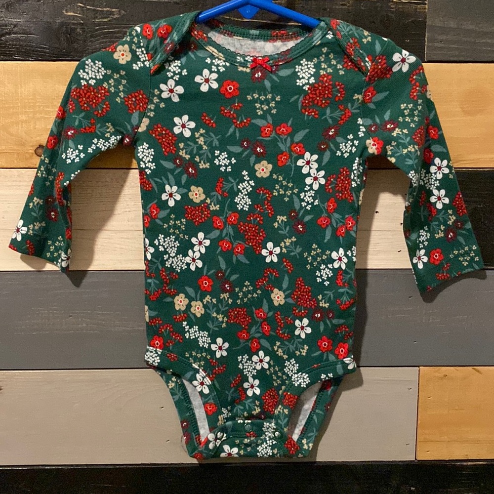 Like New Carter’s Floral Onesie 6M